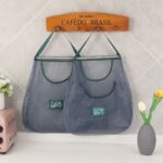 3 (Pcs) Kitchen Wall-Mounted Storage Bags – Large Capacity Organizers for Garlic, Ginger, Scallions & More - Image 5
