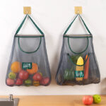 3 (Pcs) Kitchen Wall-Mounted Storage Bags – Large Capacity Organizers for Garlic, Ginger, Scallions & More - Image 6