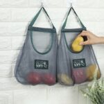 3 (Pcs) Kitchen Wall-Mounted Storage Bags – Large Capacity Organizers for Garlic, Ginger, Scallions & More - Image 8